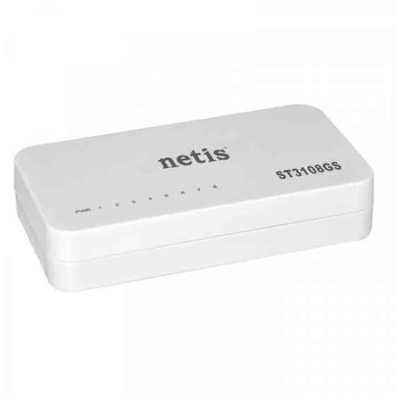 Комутатор Netis ST3108GS, 8х10/100/1000Mbps Fast Ethernet (ST3108GS) Киев