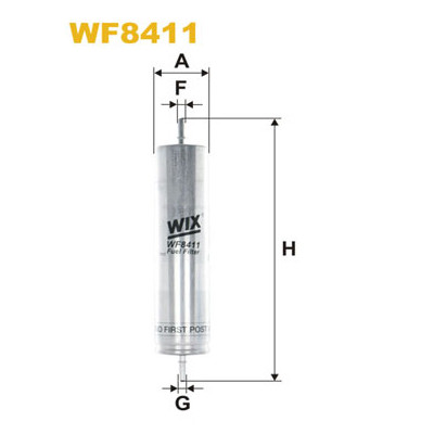 Фильтр топливный Wixfiltron WF8411 Винница - изображение 1