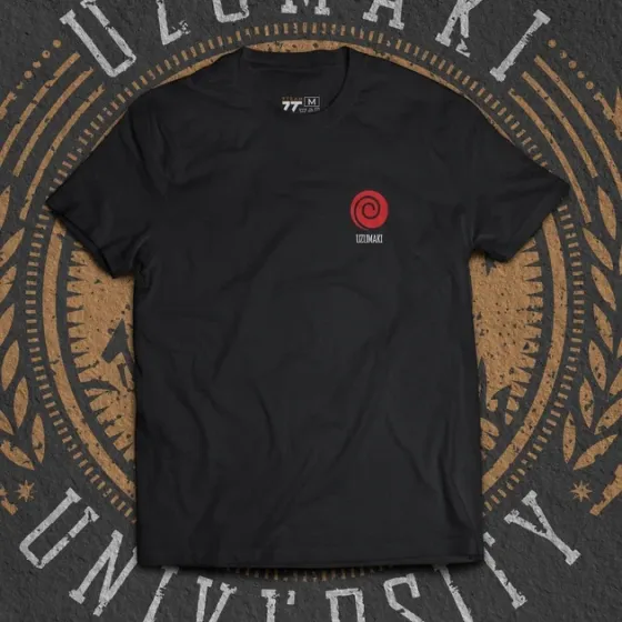 Футболка для підлітка хлопчика з принтом Наруто Uzumaki Univer140ity Розмір 160 Anime10800 Дніпро