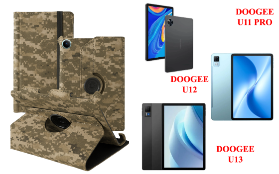 Чехол Spinner360 для планшета Doogee U13 VIP Edition, цвет Klasika Хаки Киев
