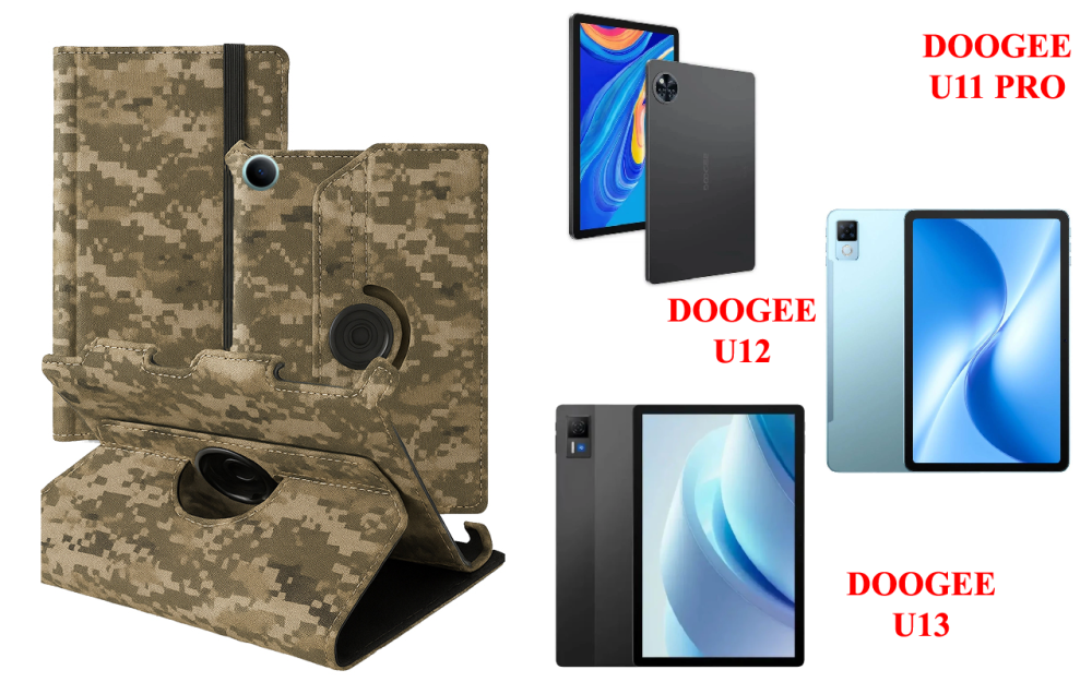 Чехол Spinner360 для планшета Doogee U13 VIP Edition, цвет Klasika Хаки Киев - изображение 1