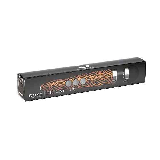 Вібромасажер DOXY Die Cast 3R - TIGER, дуже потужний, перезаряджуваний, металевий корпус Sex Aura Київ