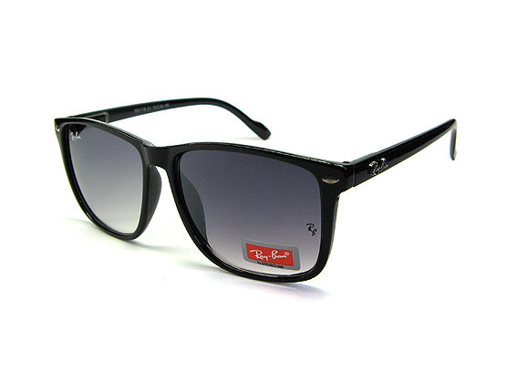 Окуляри сонцезахисні чоловічі чорні Wayfarer Ray Ban Київ - фото 1