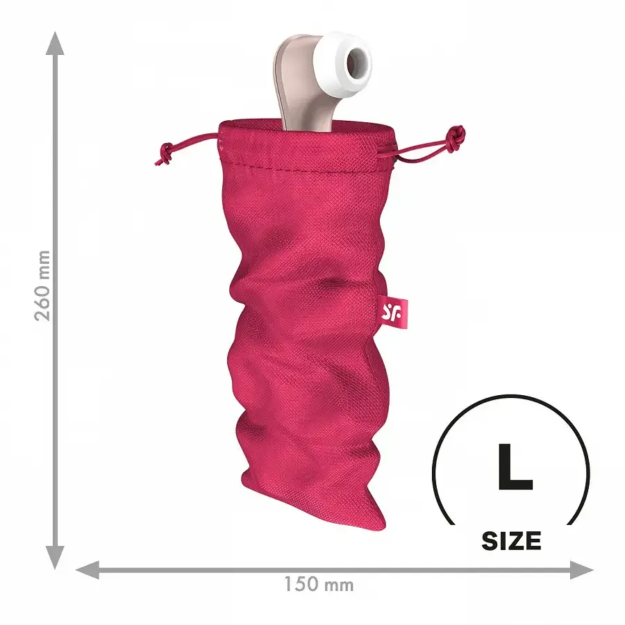 Мішечок для зберігання іграшок Satisfyer Treasure Bag L Pink Львів - фото 1