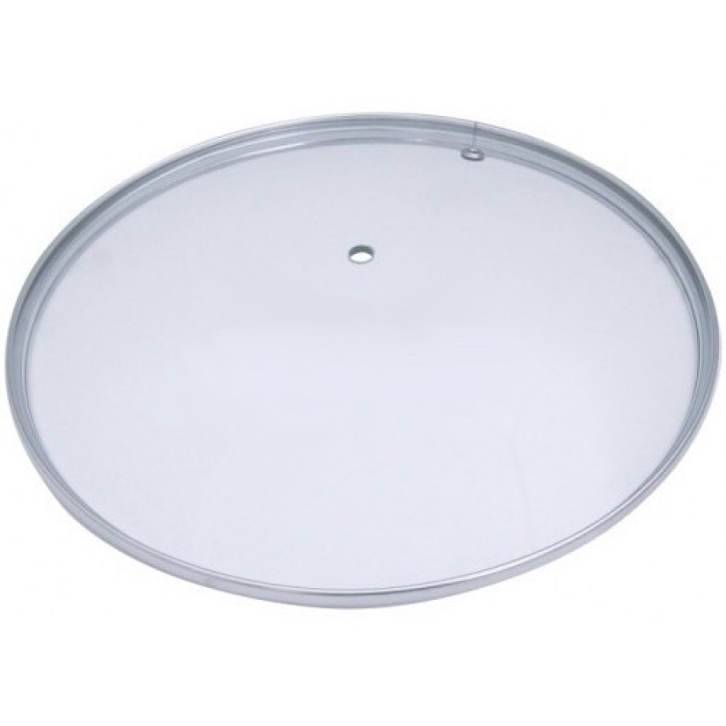 Стеклянная крышка UN-2204 22 см, жаропрочная, с пароотводом, подходит для различных сковород и кастрюль Одесса - изображение 1