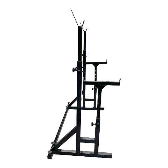 Стійки під штангу 50 на 50 мм зі страхувальними упорами Чорний Київ