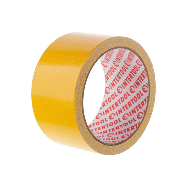 Скотч двосторонній, 10 м, 50 мм, на тканинній основі INTERTOOL KT-0962 Київ - фото 1