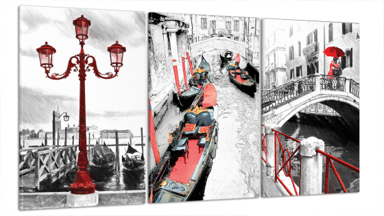 Модульна картина Венеція Art-45_B3 Київ