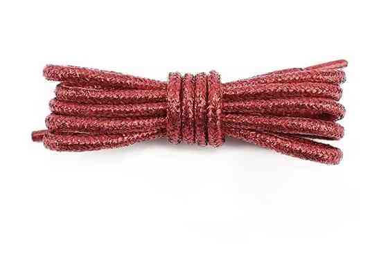 Шнурки блестящие глиттерные Красный Смела