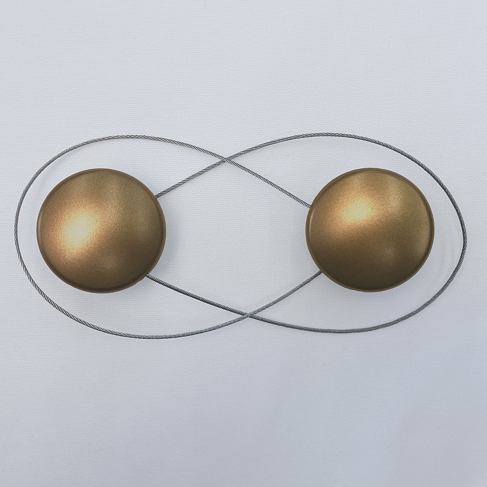 Магниты для штор и гардин Круг 2 шт Бронзовый (81-287) Киев - изображение 4