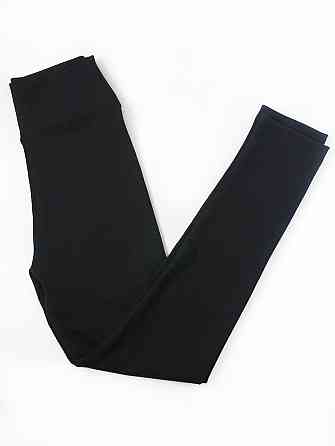 Женские лосины леггинсы в рубчик весна-осень Черный XXL Харьков