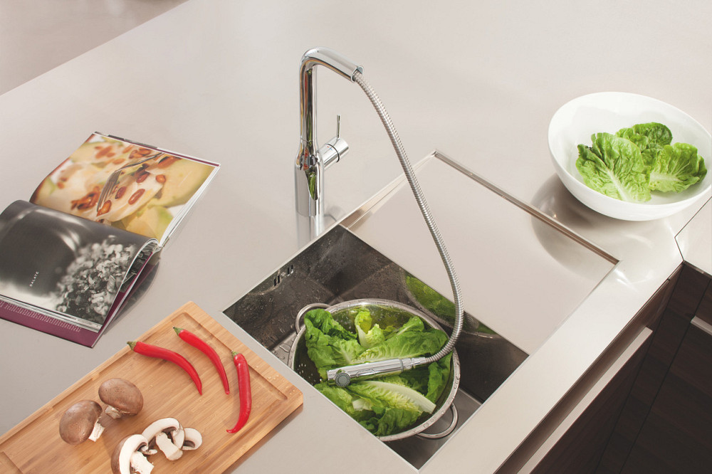 Змішувач для кухні з висувним виливом Grohe Essence New   ( 30270000 ) 36498 Харків - фото 8