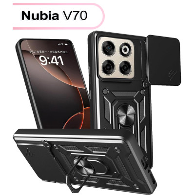 Чехол для мобильного телефона BeCover Military Nubia V70 Black (713534) Винница - изображение 1