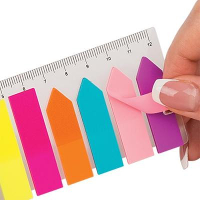 Стикер-закладка Buromax Plastic bookmarks 45x12mm, 8*25шт, neon (BM.2307-98) Винница - изображение 3