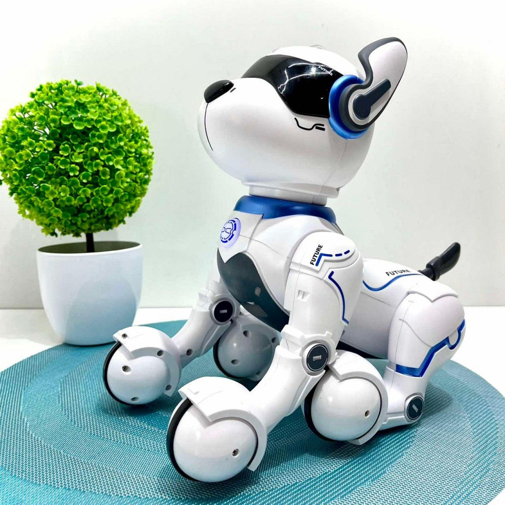 Собачка на радіокеруванні їздить реагує на голос робить трюки Білий (A001) Чернигов - изображение 5