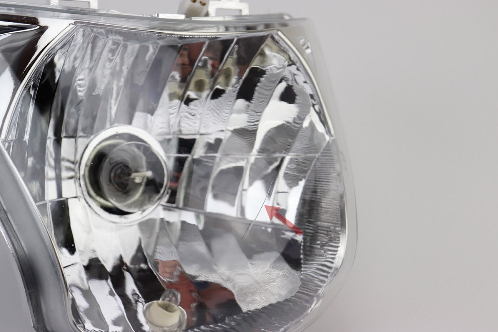 УЦІНКА Фара передня в зборі, тип. 1 (роз'єм малий "мама") (дефект скла + тріщини, див. фото) Киев - изображение 3