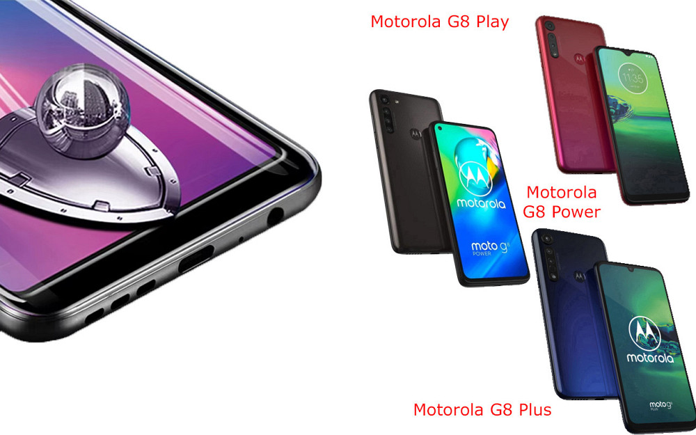 Захисне скло DefenzoGlass для Motorola G8 Play, G8 Power, G8 Plus – подвійна міцність Київ - фото 2