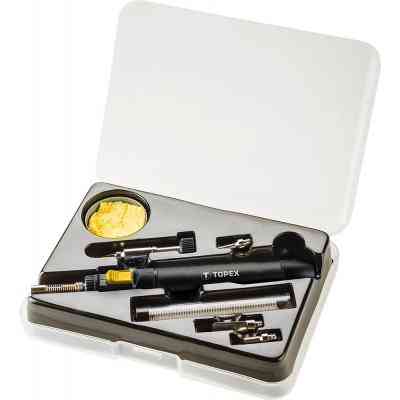 Газовий паяльник Topex газовый, 12 мл, + насадки (44E108) Вінниця