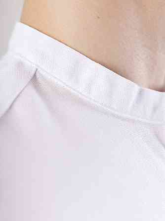 Лляна сорочка з довгим рукавом casual Pobedov Exlnt. Біла сорочка чоловіча Київ