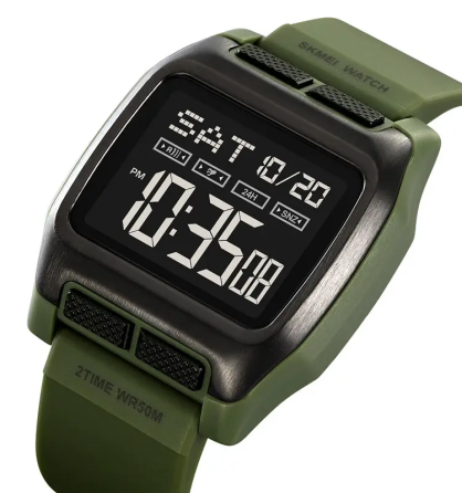 Годинник чоловічий спортивний наручний Skmei 2193 (Зелений) Вінниця