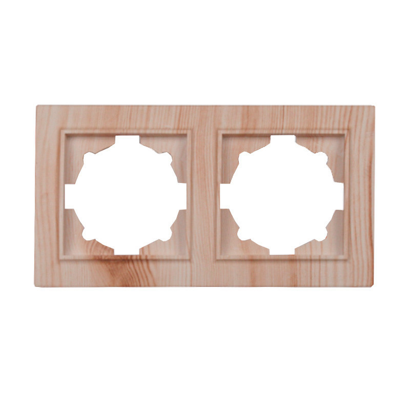 Рамка двухместная, Enzo белое дерево Днепр - изображение 1