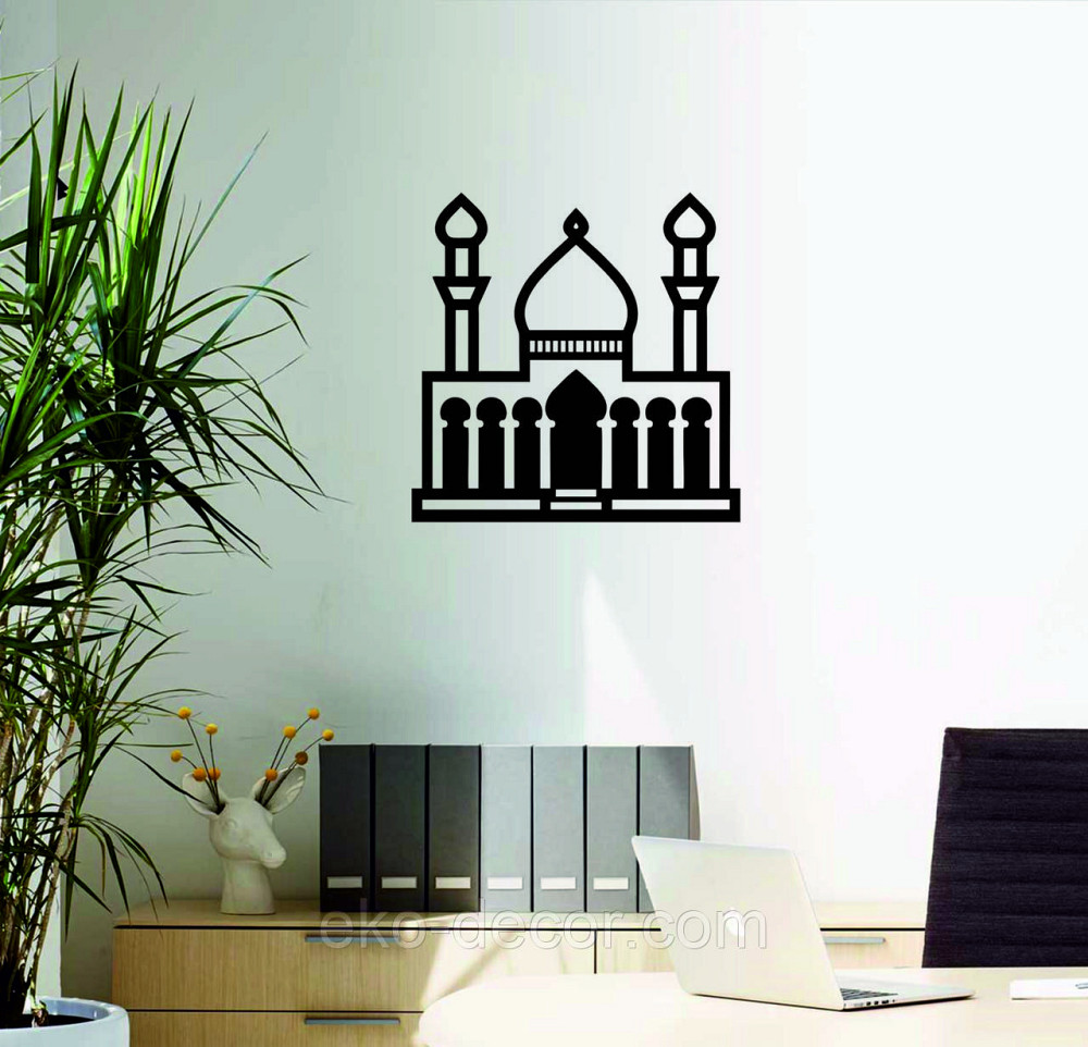 Декоративне настінне Панно «Іслам» Декор на стіну 70*70 см, Чорний Київ - фото 10