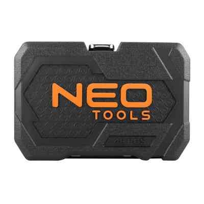Набор головок Neo Tools 46шт, 1/4", CrV, кейс (10-004) Винница