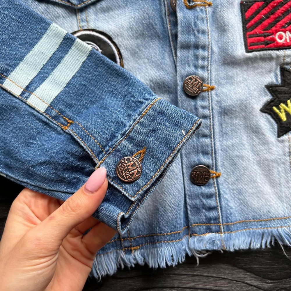 Дитяча Куртка Джинсовка Cumino Синя 92-98 пакунок малюка Киев - изображение 2