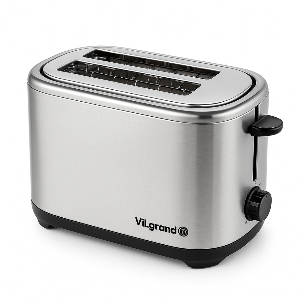 Тостер кухонний ViLgrand VT0928S 950 Вт, Маленький тостер Вертикальний для тостів FL-73 Львів - фото 16