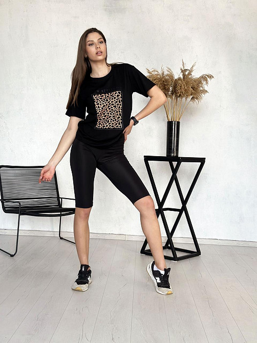 Спортивний костюм з принтом леопард Power Київ - фото 3
