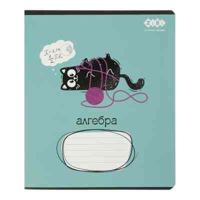 Зошит ZiBi предметний CRAZY CAT 48 аркушів клітинка, алгебра (ZB.1703-06) Вінниця