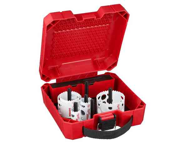 Набір коронок Bi-Metal HOLE DOZER MILWAUKEE, (діам.25/32/40/54/68/76мм) (10шт) , пластиковий кейс Одесса