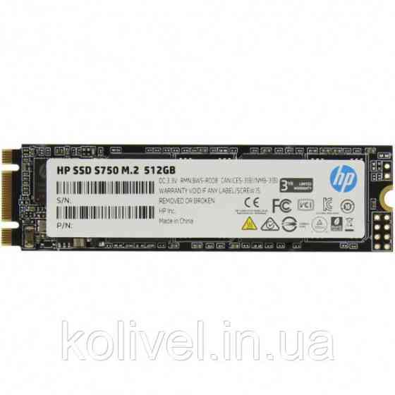 SSD 512Gb HP S750 M.2 2280 SATA III 3D NAND TLC (16L56AA) Київ