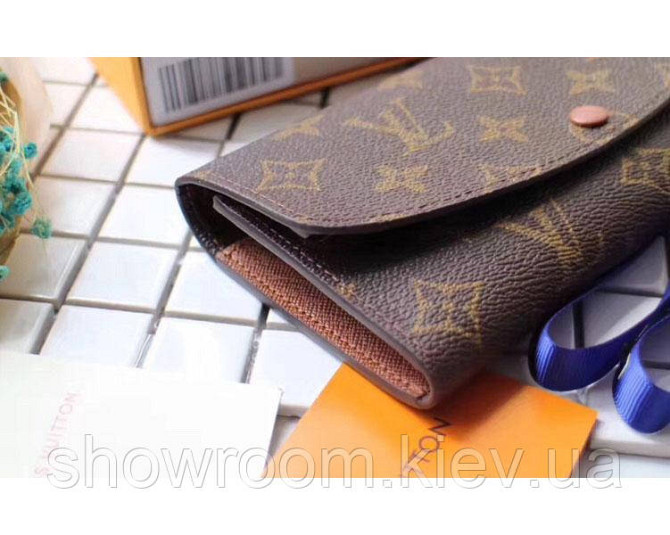 Женский вместительный кошелек ЛВ (60136) brown Lux Киев - изображение 6