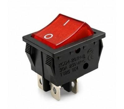 Кнопка широка червона на 4 контакти Харків - фото 3