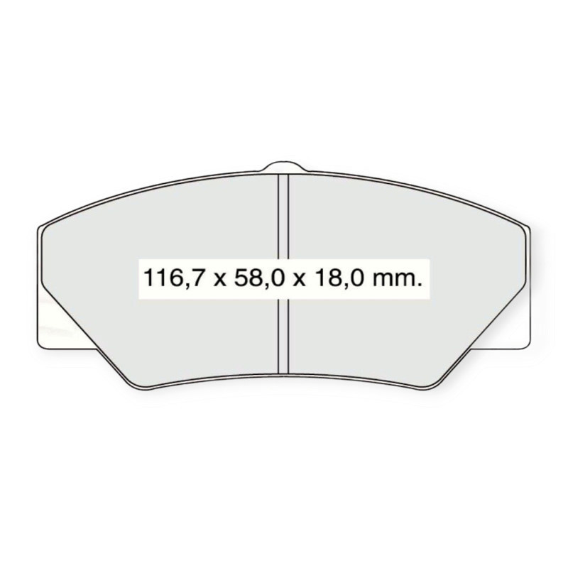 Колодки передні Форд Транзит 85-91(Dafmi elli) гальмівні Мукачево - фото 1