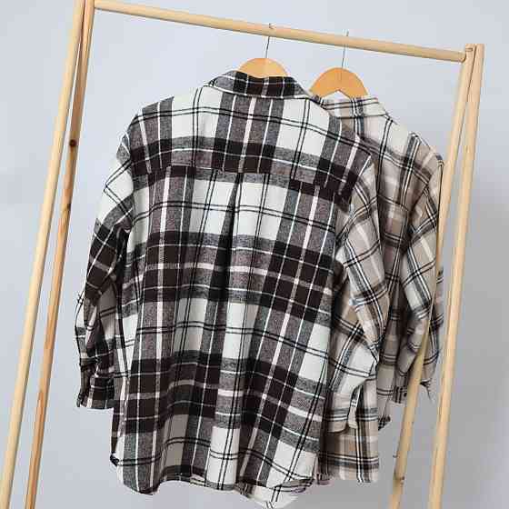 Дитяча тепла сорочка унісекс у бежеву карту (ціна вказана за 1 шт.) 80-86 Кам'янець-Подільський