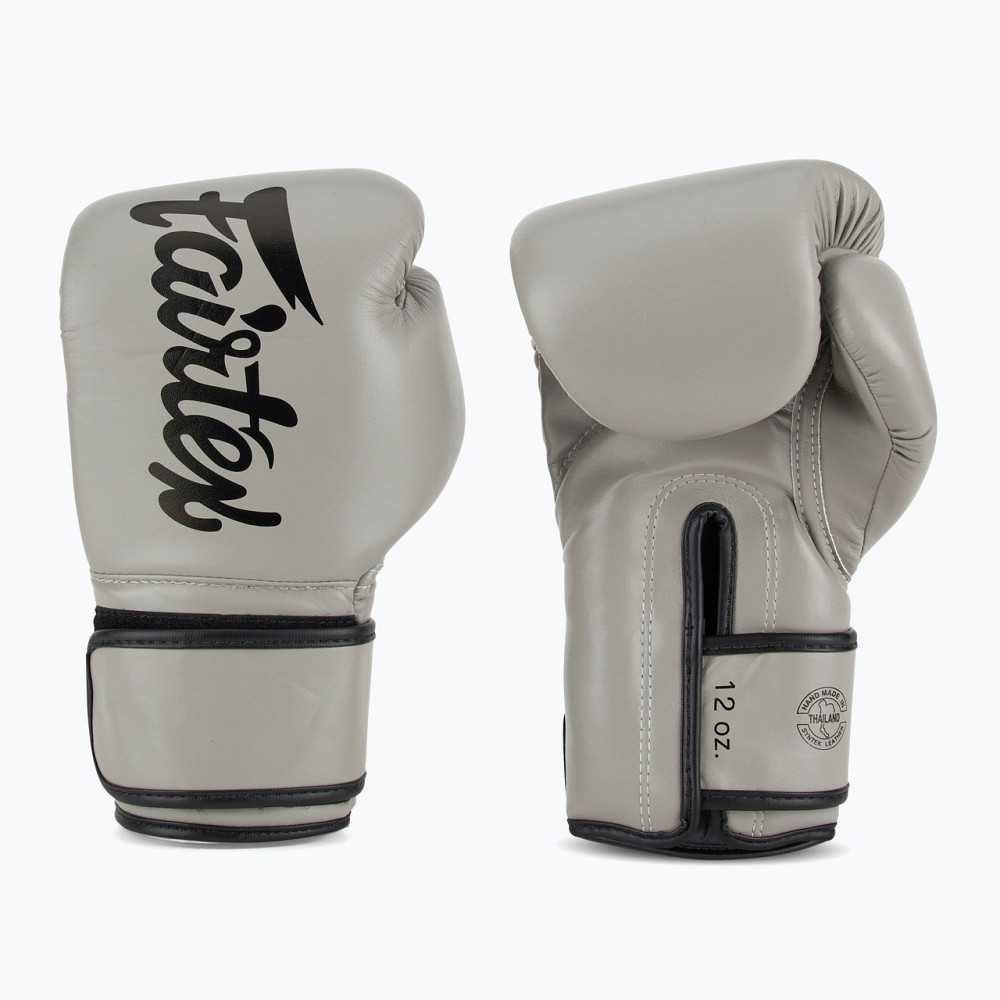 Боксерські рукавиці Fairtex BGV14 Grey 10 унцій (бинти в комплекті) Кам'янське - фото 3
