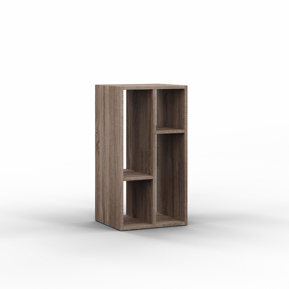 Полка навесная Т-11, Дуб Сонома Трюфель, 400/300/760 Львов - изображение 1