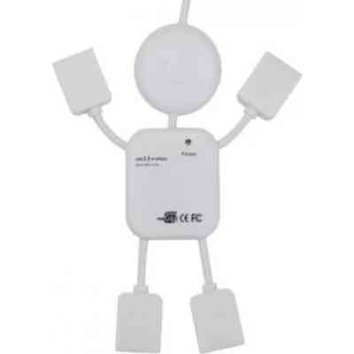 Концентратор Voltronic USB 2.0 to 4xUSB man OEM (YT-HM4-W) Винница