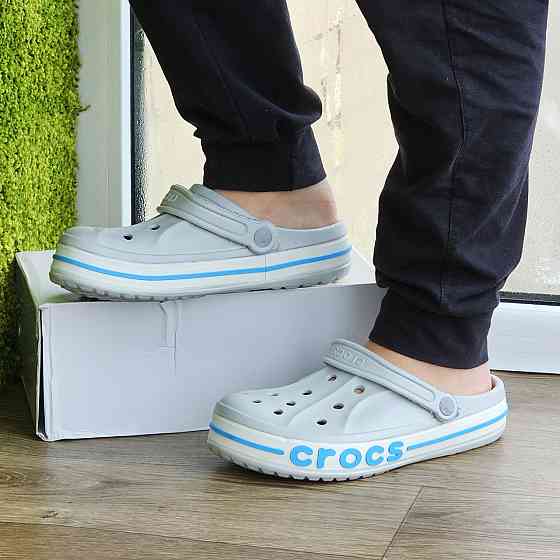 Крокси Сірі капці CROCS Шльопанці Чоловічі Жіночі (розміри: 39,40,41,42,43) Дніпро
