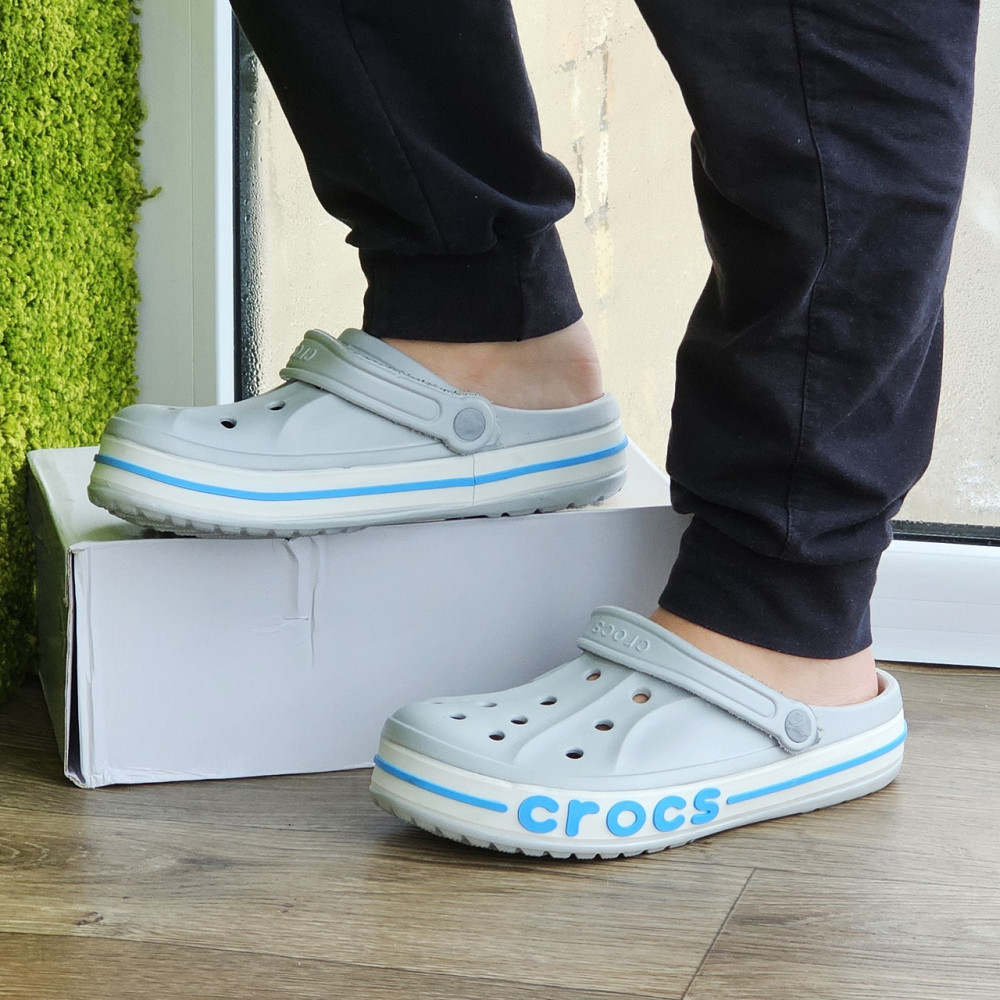 Крокси Сірі капці CROCS Шльопанці Чоловічі Жіночі (розміри: 39,40,41,42,43) Дніпро - фото 4