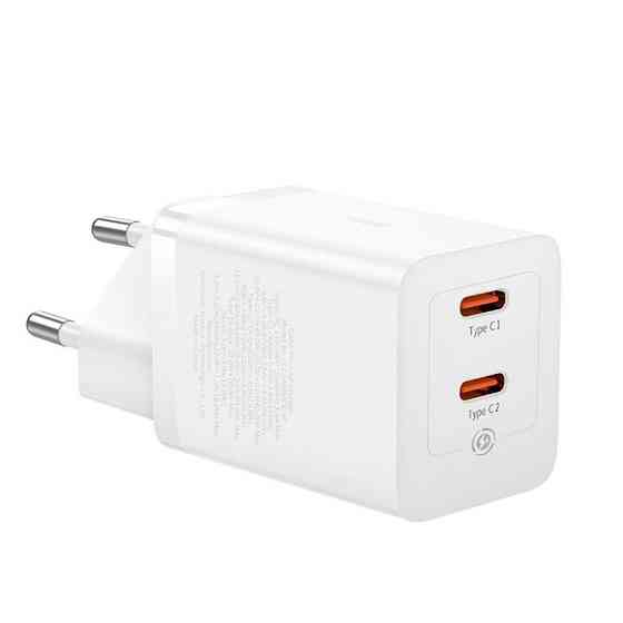 Швидкий зарядний пристрій Baseus GaN5 Pro 40W Білий Київ