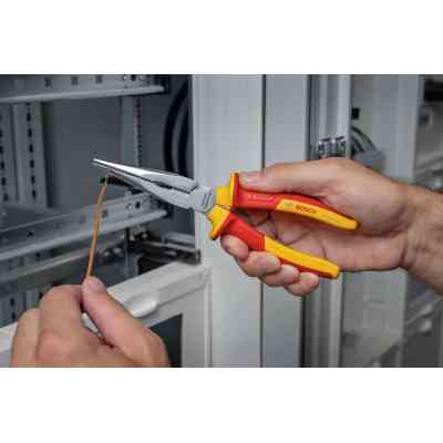 Плоскогубцы Bosch Professional, с длинным носом прямые, 200 мм, VDE (1.600.A02.NE3) Винница