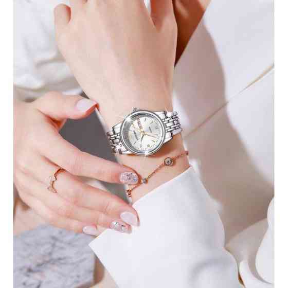 Женские наручные часы Longbo One (Серебристые) Киев