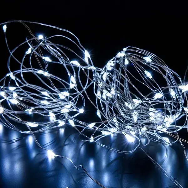 Гирлянда Роса 50 метров 500 лед с Режимами, белая Киев - изображение 4