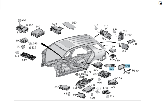 Mercedes-Benz  A1669009518 Блок керування пневмопідвіскою ML/GLE W166 GL/GLS X166 Одеса