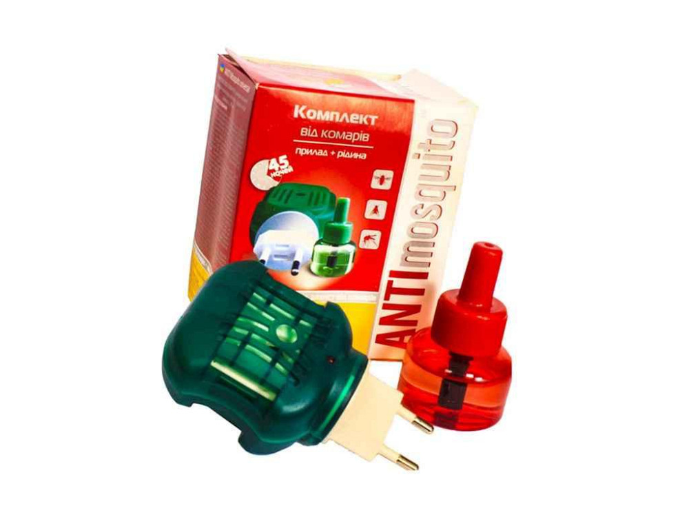 Електрофумігатор рідина від комарів 45 ночей (30мл) ТМ ANTIMOSQUITO   Solmir Київ - фото 1