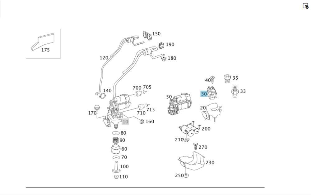 Mercedes-Benz  A2123200358 Блок клапанів пневмопідвіски ML W164 R-class short W251 CL C216 S-class short W221 CLS C218 ML/GLE W166 GLE Coupe C292 S-cl Одеса - фото 13