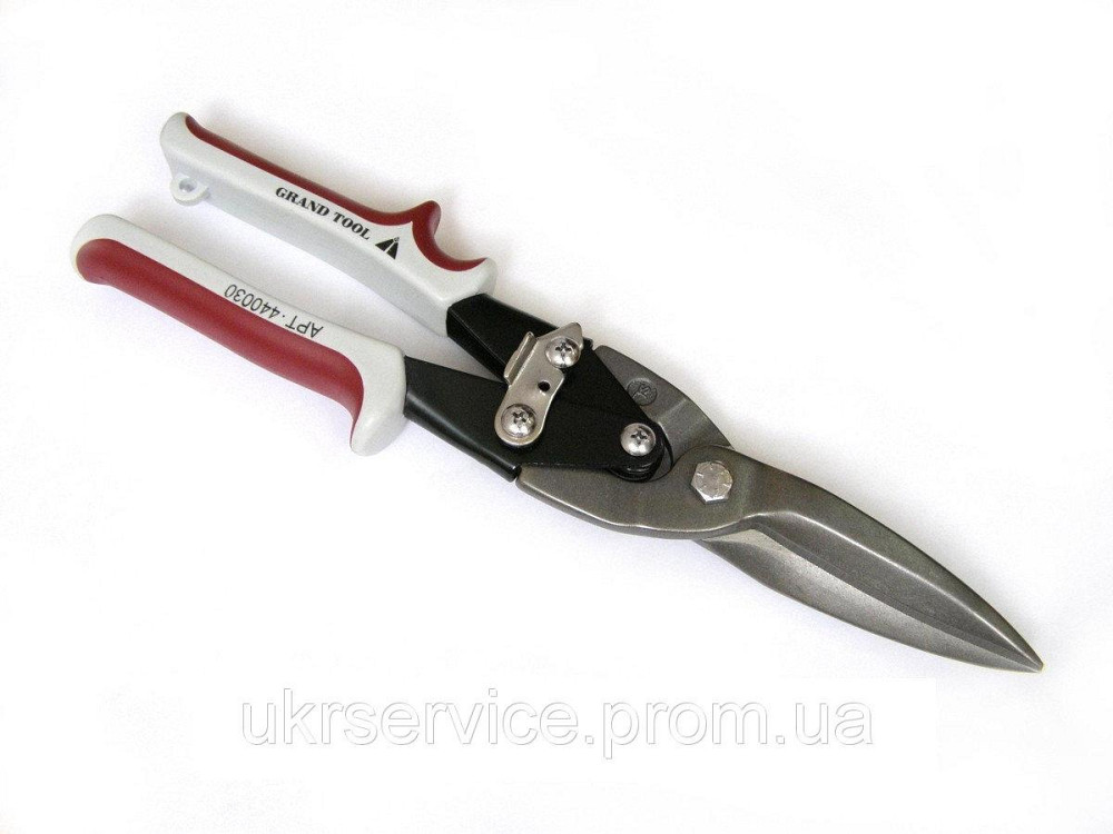 Ножиці для металу GrandTool 300 мм (прямі подовжені) 440030 Коломия - фото 2